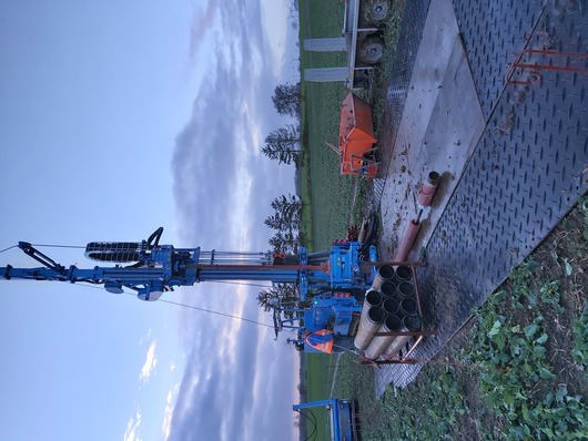 Nordmeyer DSB1-4 mit ausgelegtem Arbeitsbereich